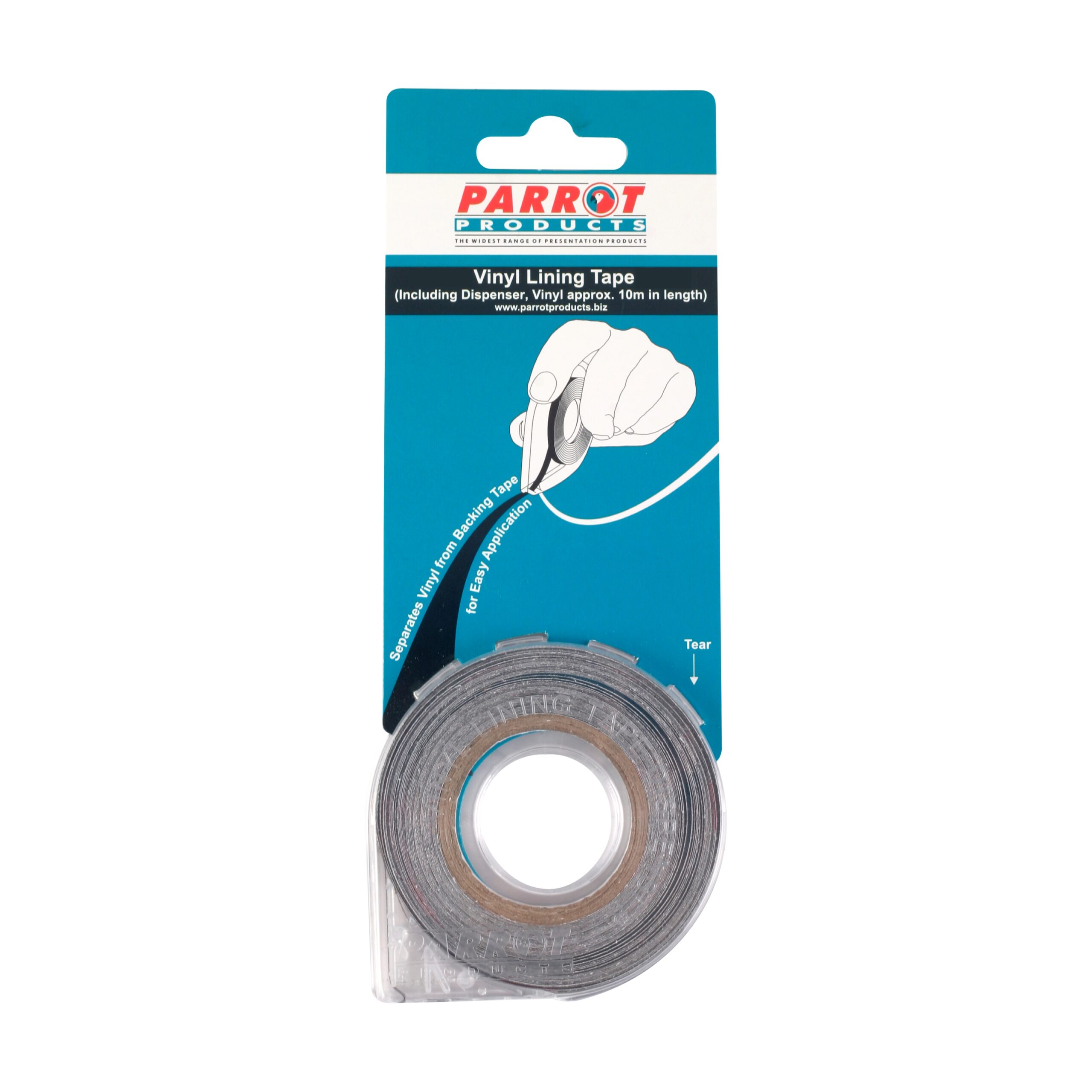 Parrot Vinyl Lining Tape 6mmx10m Black - Image 1