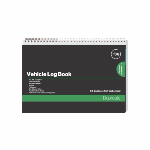 RBE Motor Vehicle Log Book A5