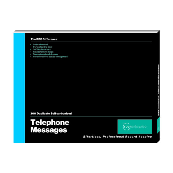 RBE Telephone Message Books 95mmx70mm