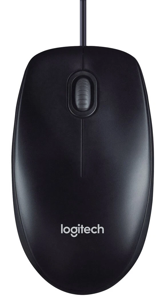 Logitech M90 Wired USB Mouse Black