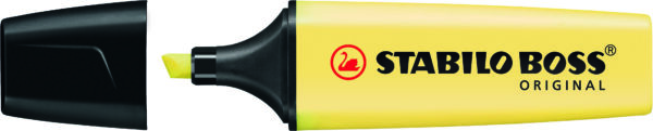 Stabilo BOSS Highlighters Pastel Yellow 2mm