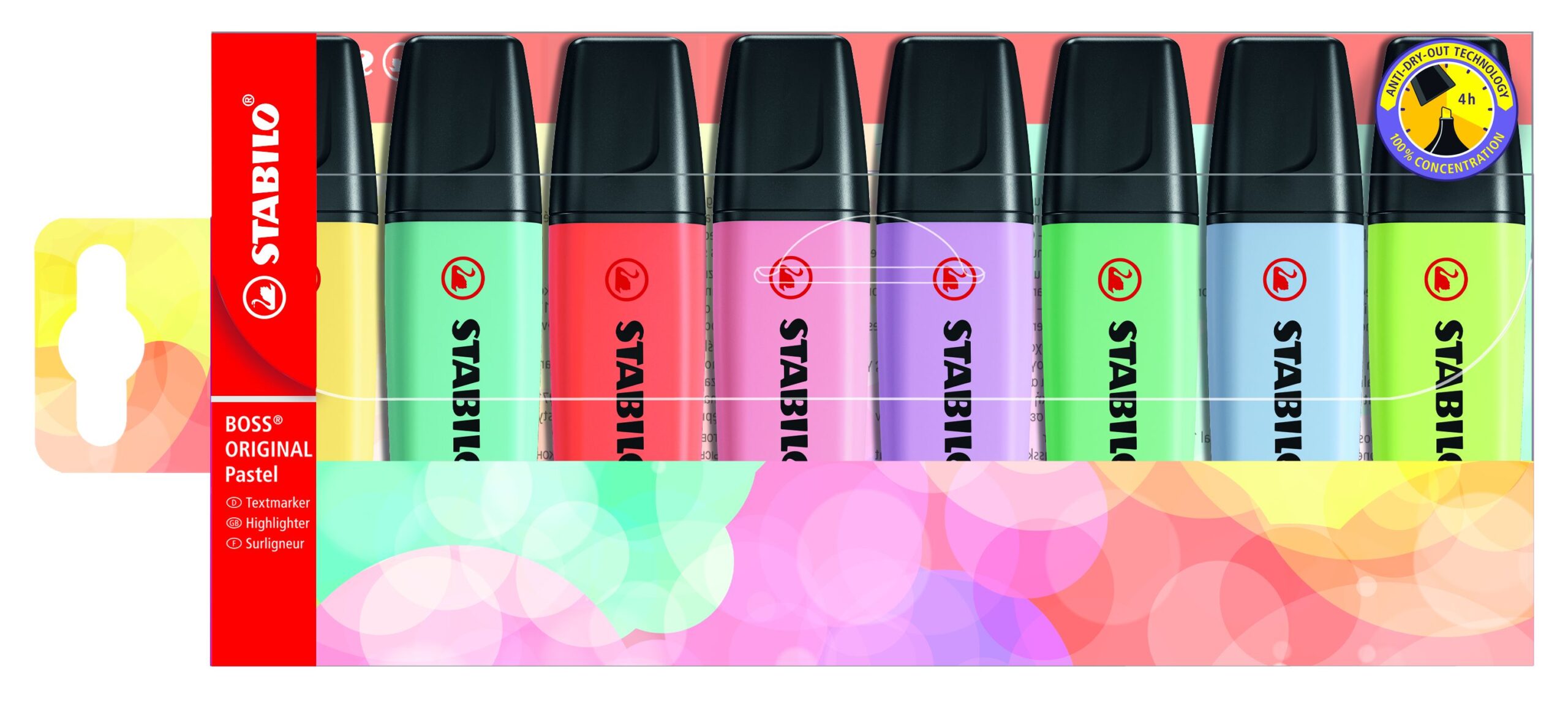 Stabilo BOSS Highlighters Assorted 8 Pack 2mm - Image 1