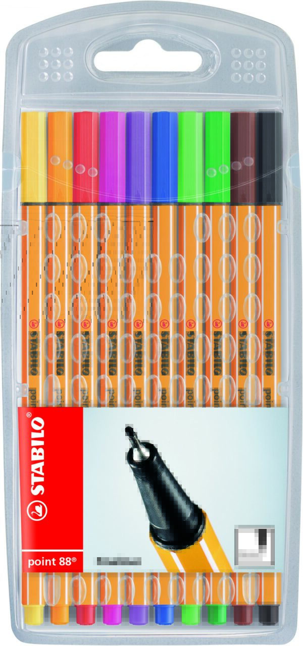 Stabilo Boss 10 Assorted Fineliners