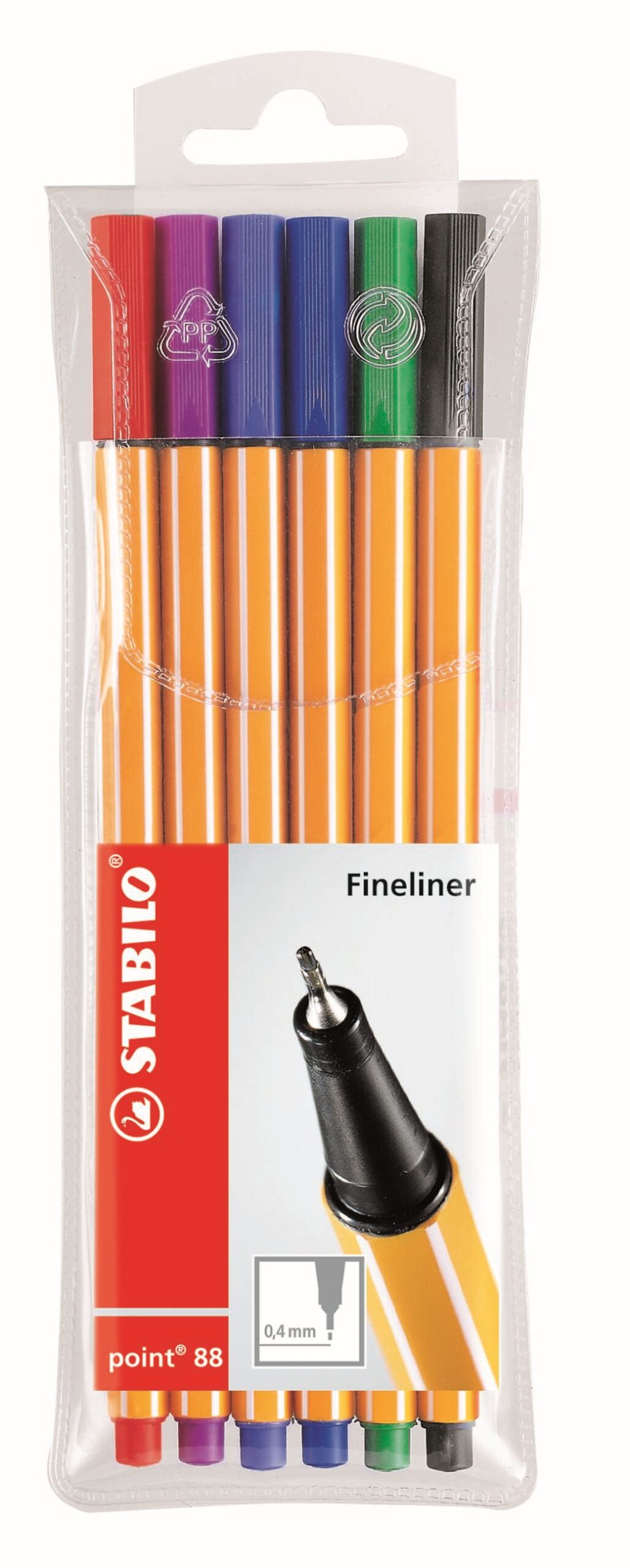 Stabilo Boss 6 Assorted Fineliners - Image 1