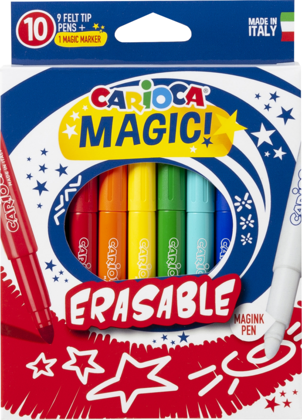 CARIOCA Erasable Magic Markers Assorted 10 Pack