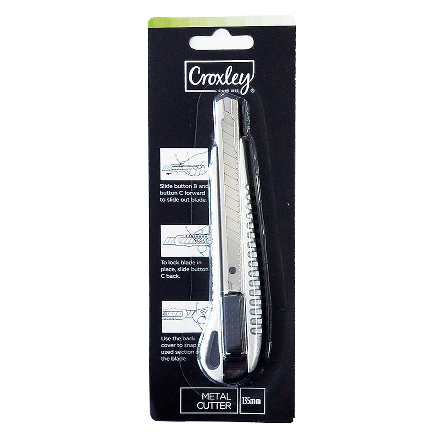 CROXLEY Metal Cutting Knives 135mm - Image 1