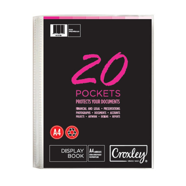 CROXLEY Display Books A4