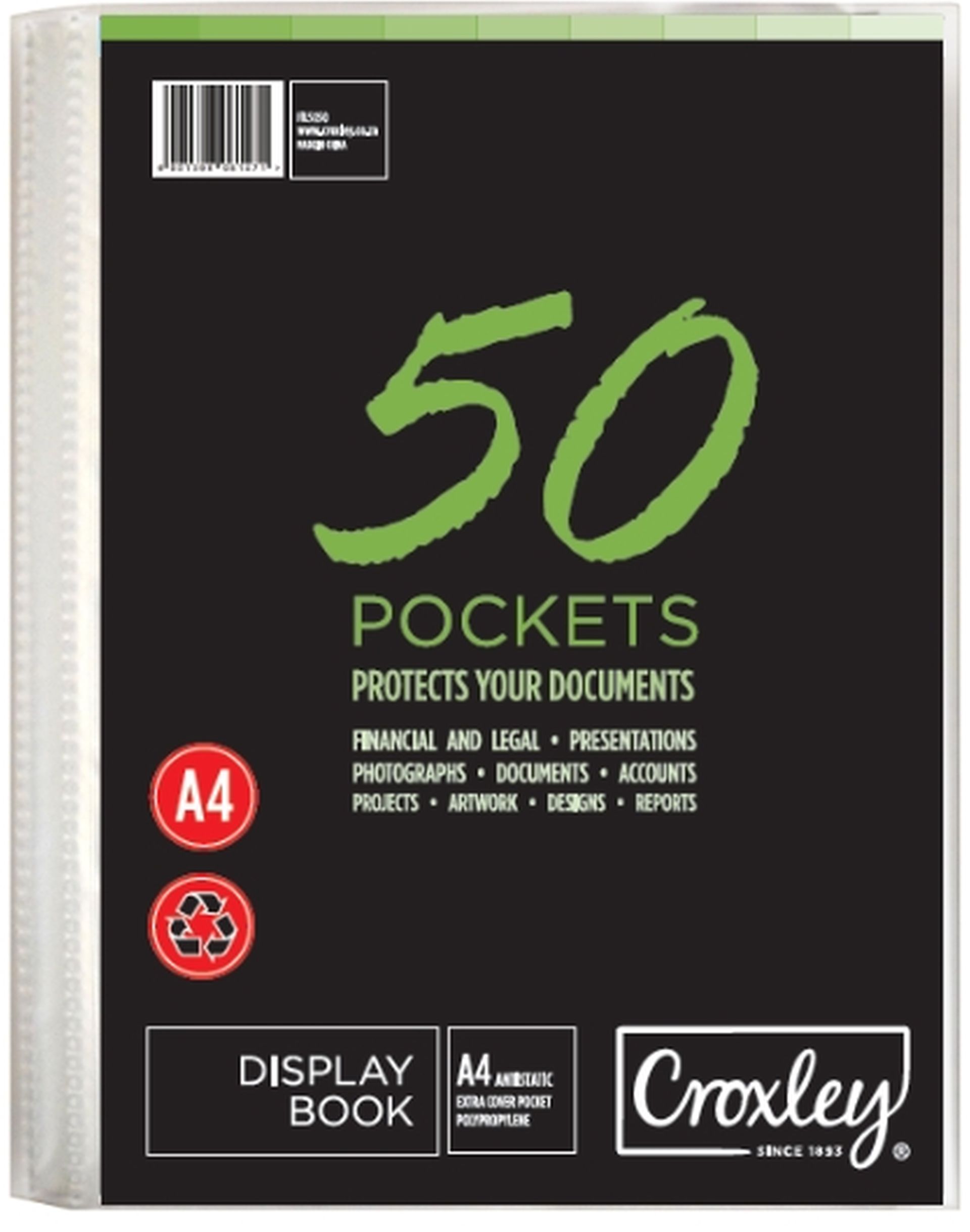 CROXLEY Display Books A4 - Image 1