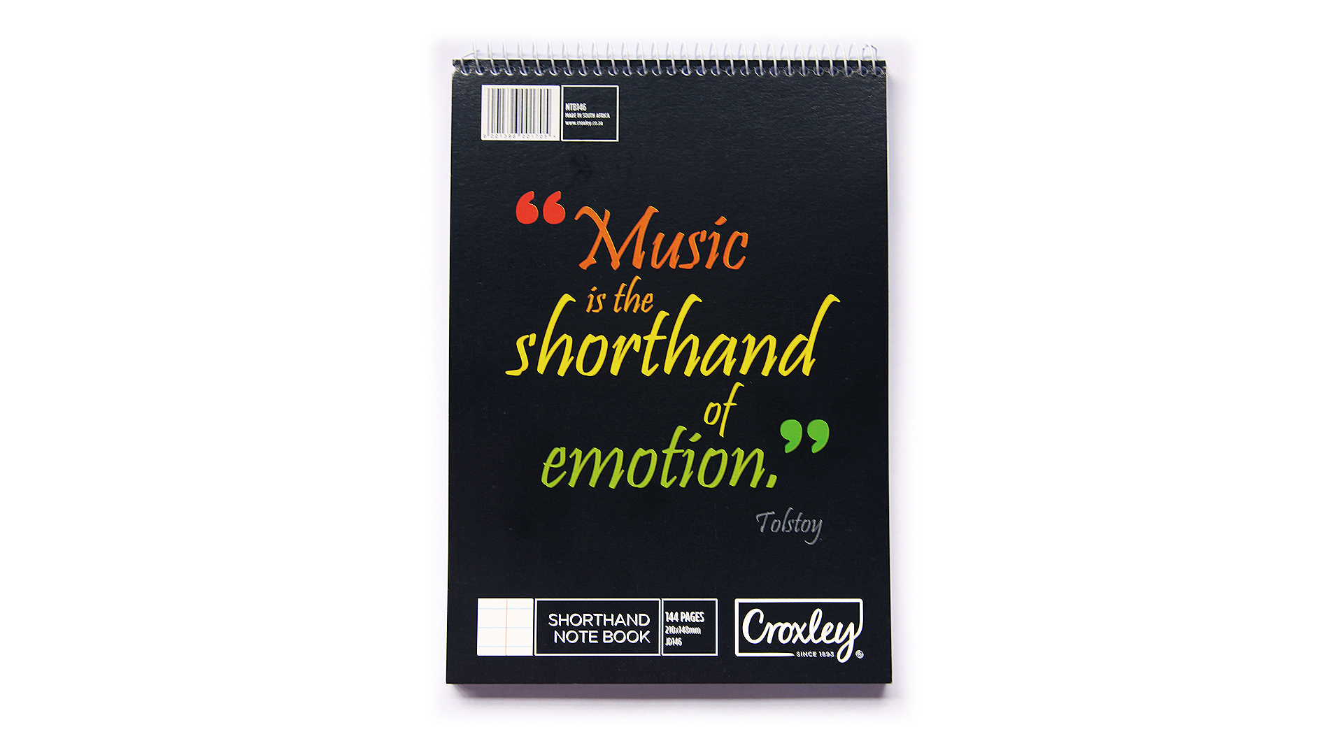 CROXLEY Shorthand Notebook A5 144 Pack Red - Image 1