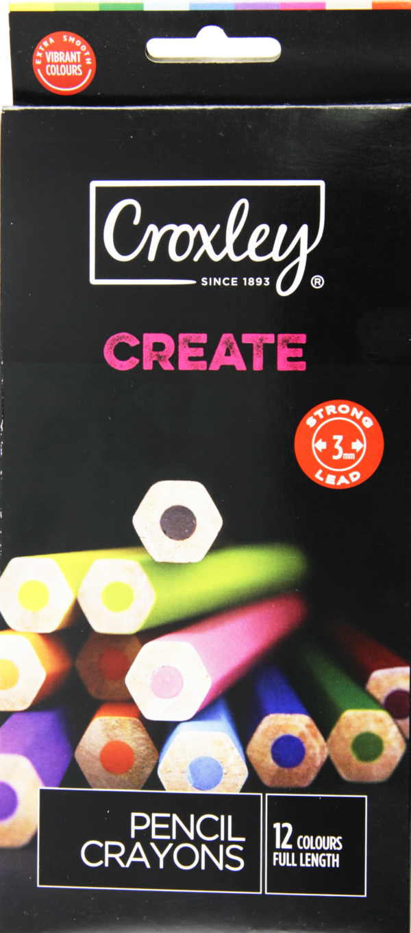 CROXLEY Croxley Create Wooden Coloured Pencils