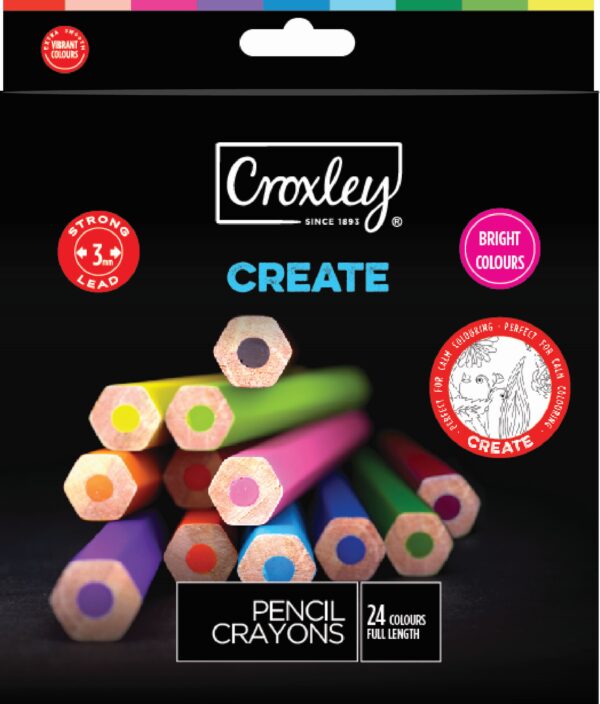 CROXLEY Croxley Create Wooden Coloured Pencils
