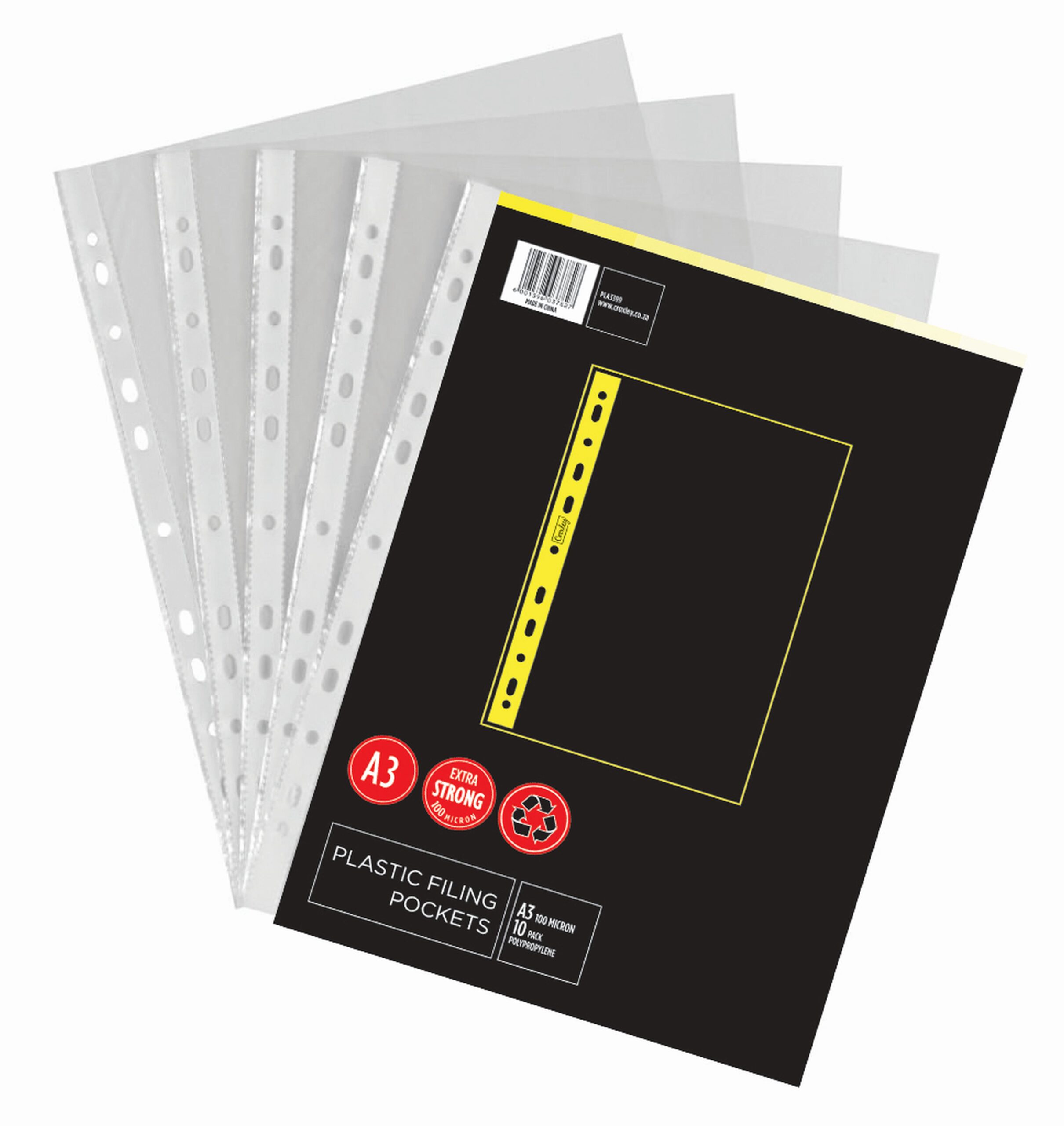 CROXLEY File Pockets A3 10 Pack - Image 1