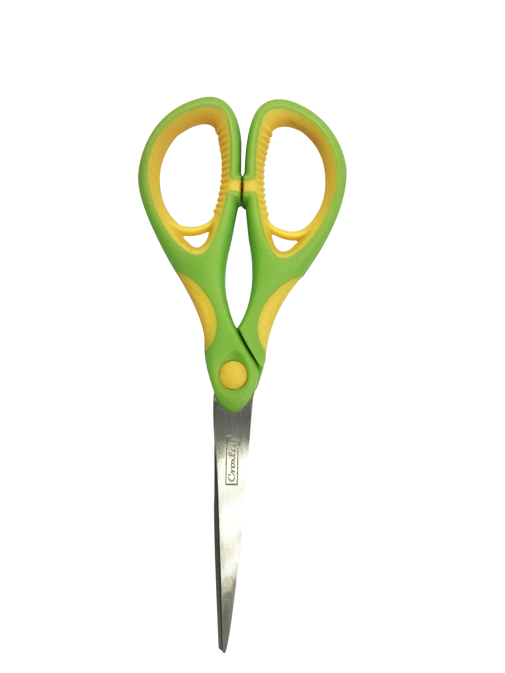 CROXLEY Scissors Green and Yellow 17cm - Image 1