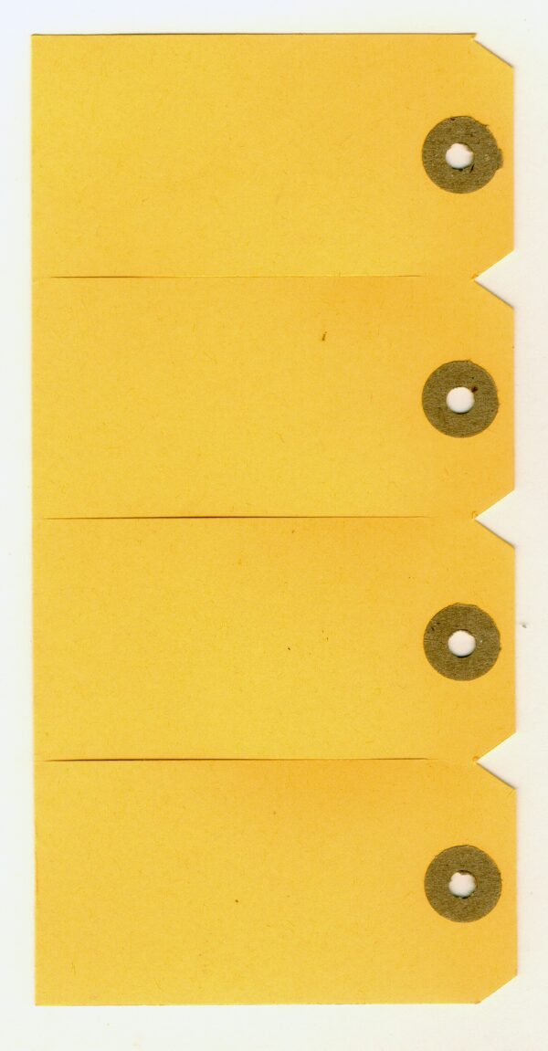 CROXLEY Buff Tags 1000 Pack No.3