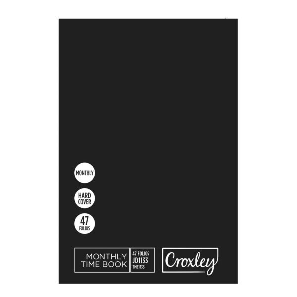 CROXLEY Book Hard-Cover Jd1133 47 Folios Monthly 10 Pack