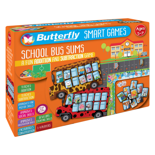 Smart Games Butterfly School Bus Sums