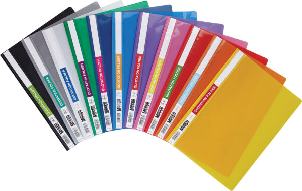 Meeco Econo Quotation Folders Silver A4