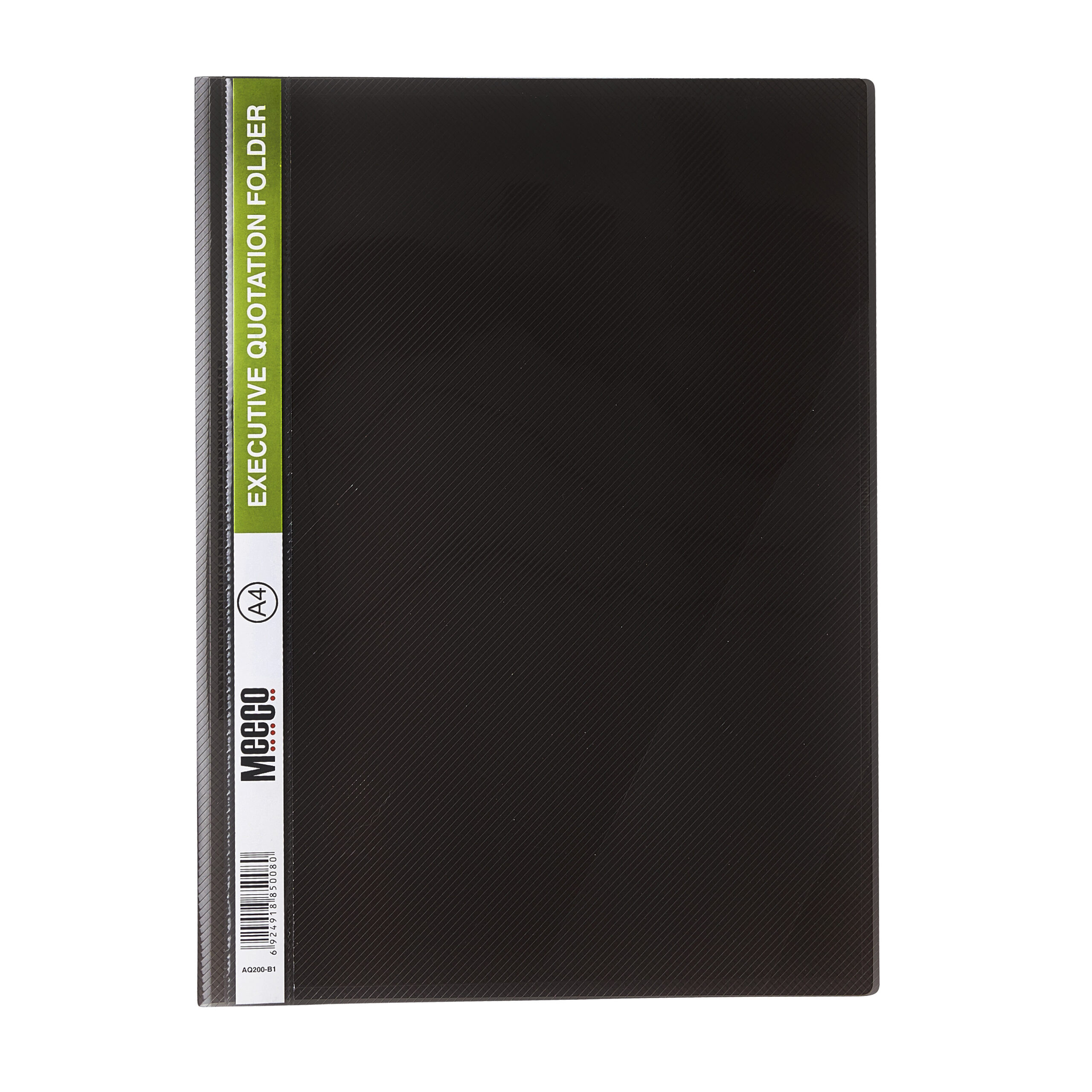 Meeco Premium Quotation Folders A4 Black - Image 1