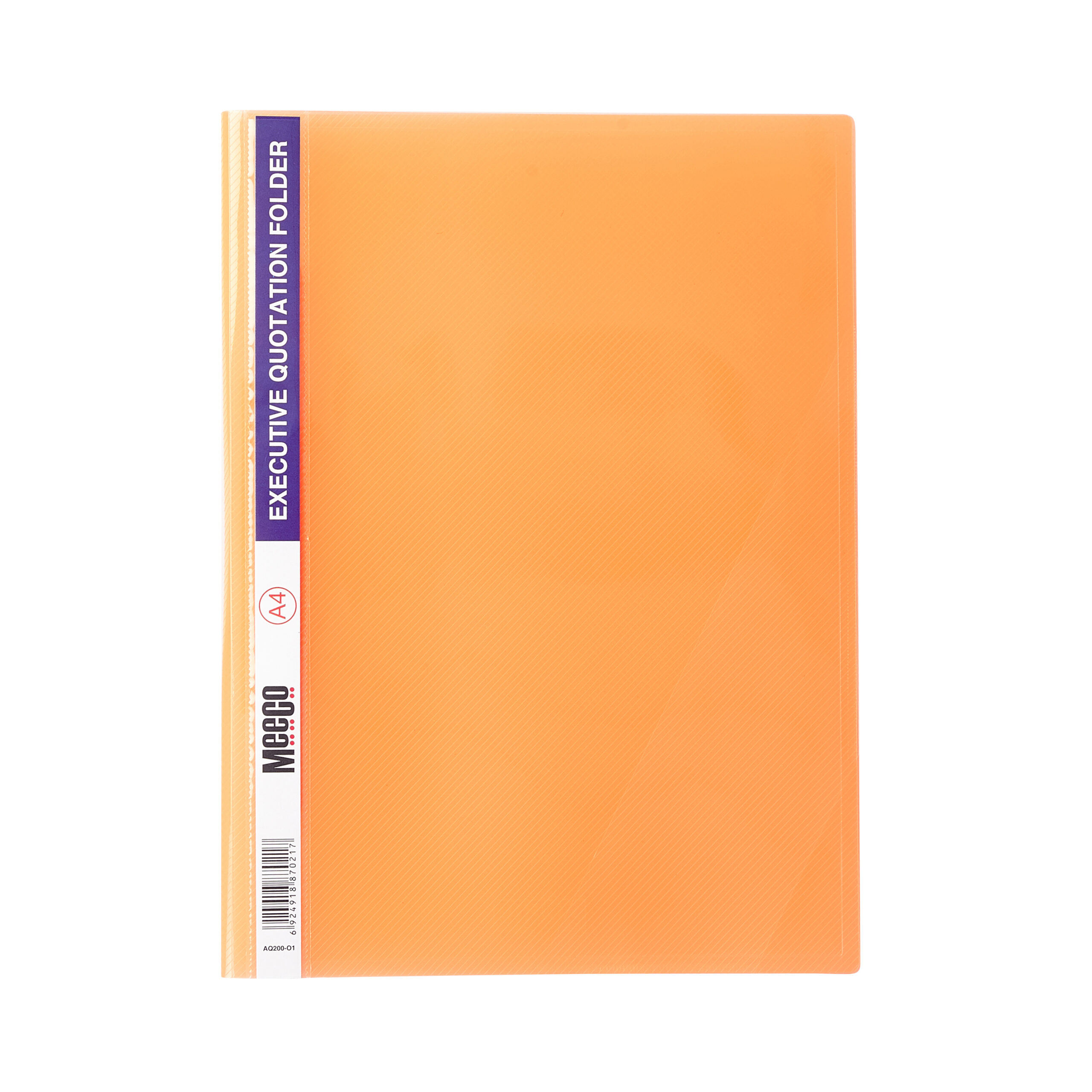 Meeco Premium Quotation Folders A4 Orange - Image 1