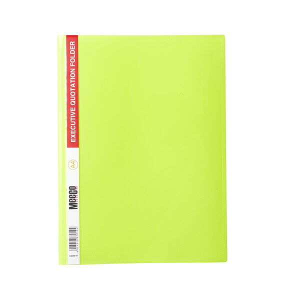 Meeco Premium Quotation Folders A4 Yellow