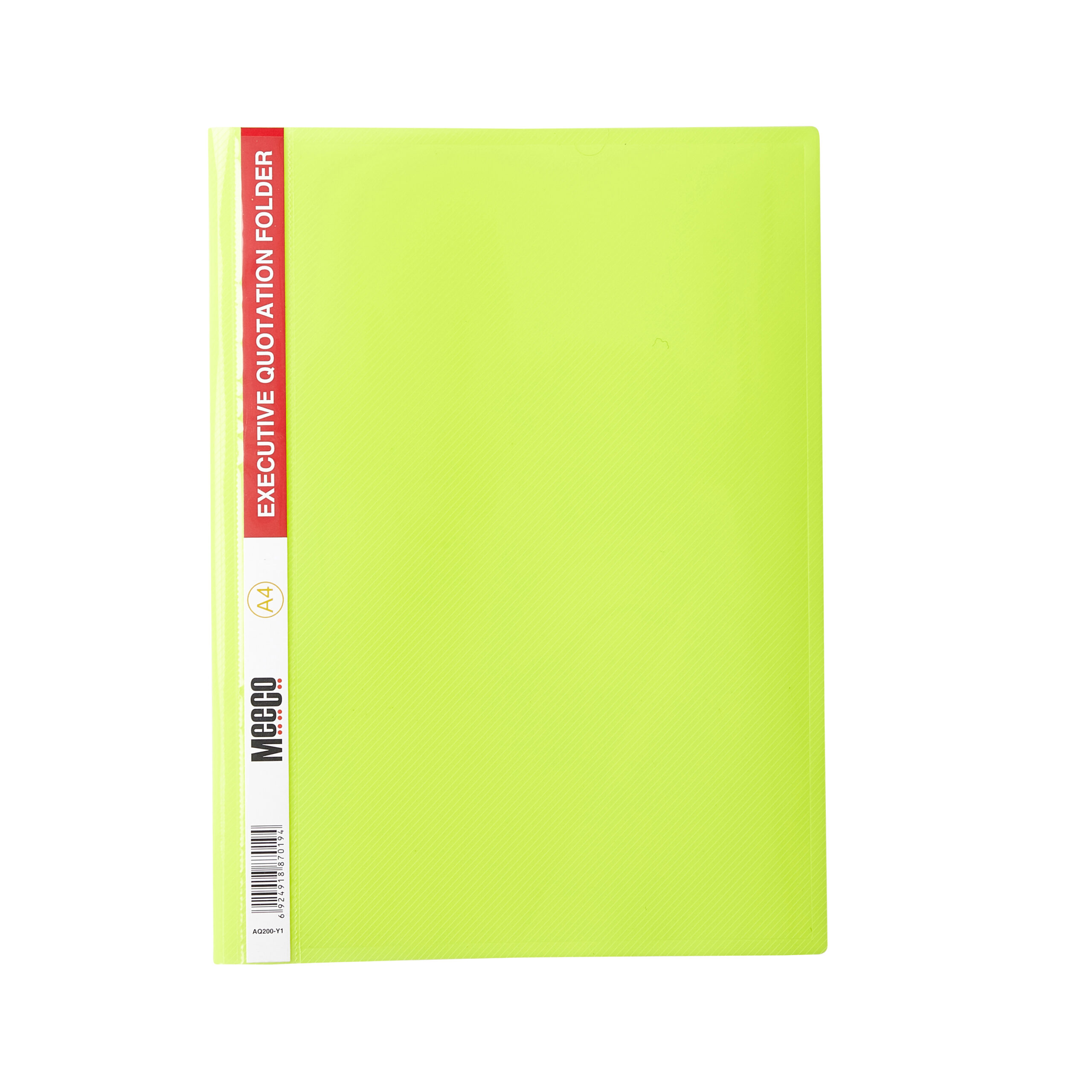 Meeco Premium Quotation Folders A4 Yellow - Image 1