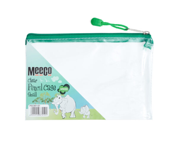Meeco Clear Exam Pencil Bag 21cm Colour