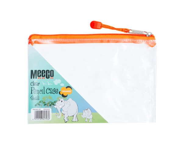 Meeco Clear Exam Pencil Bag 21cm Colour