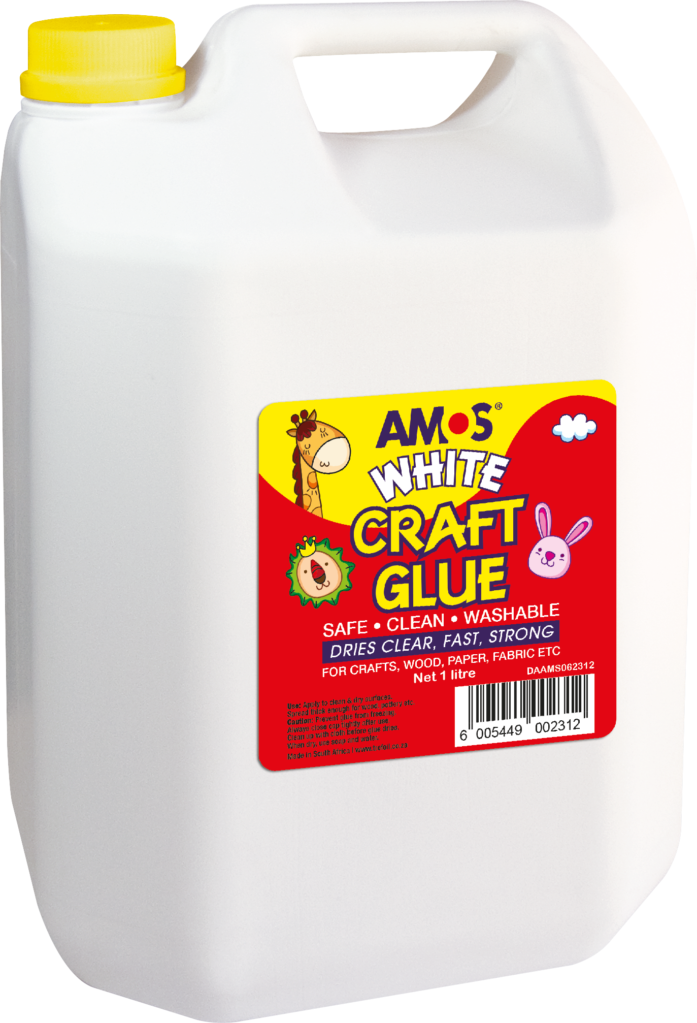 AMOS Craft Glue 1L Clear - Image 1