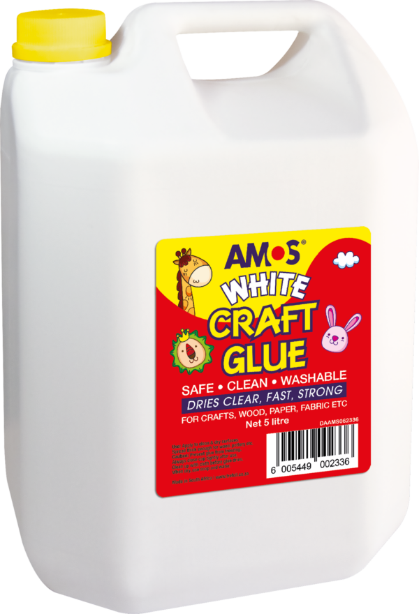 AMOS Craft Glue 5L Clear