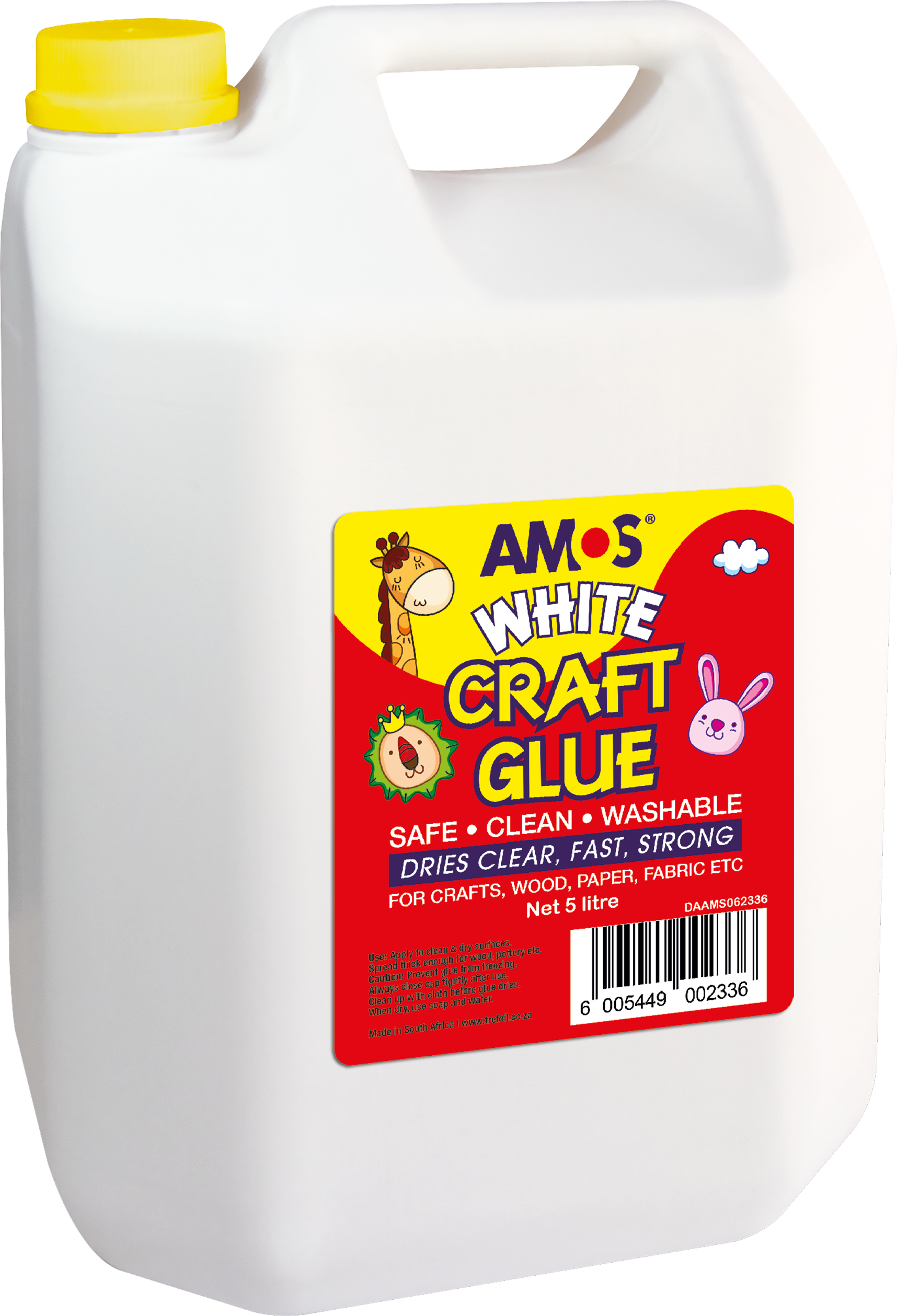 AMOS Craft Glue 5L Clear - Image 1