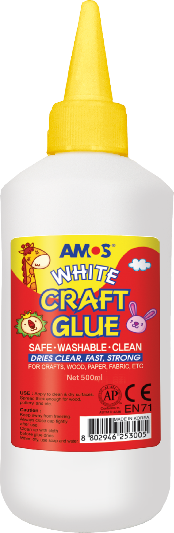 AMOS Craft Glue 500ml Clear