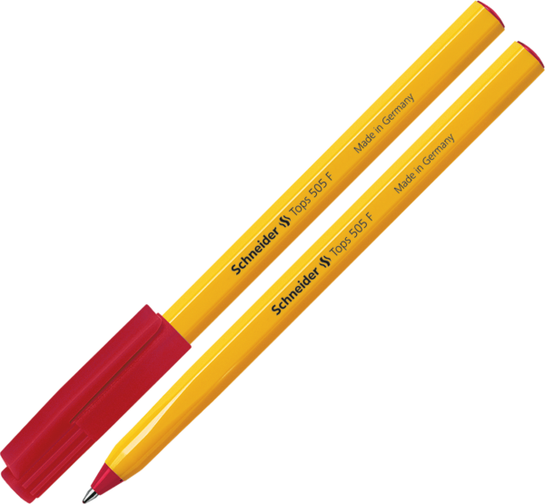 Pen BP Schneider 0.5mm Top505 Fine Red