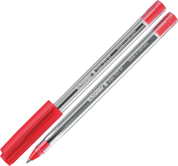 Pen BP Schneider 1.0mm Top505 Med Red
