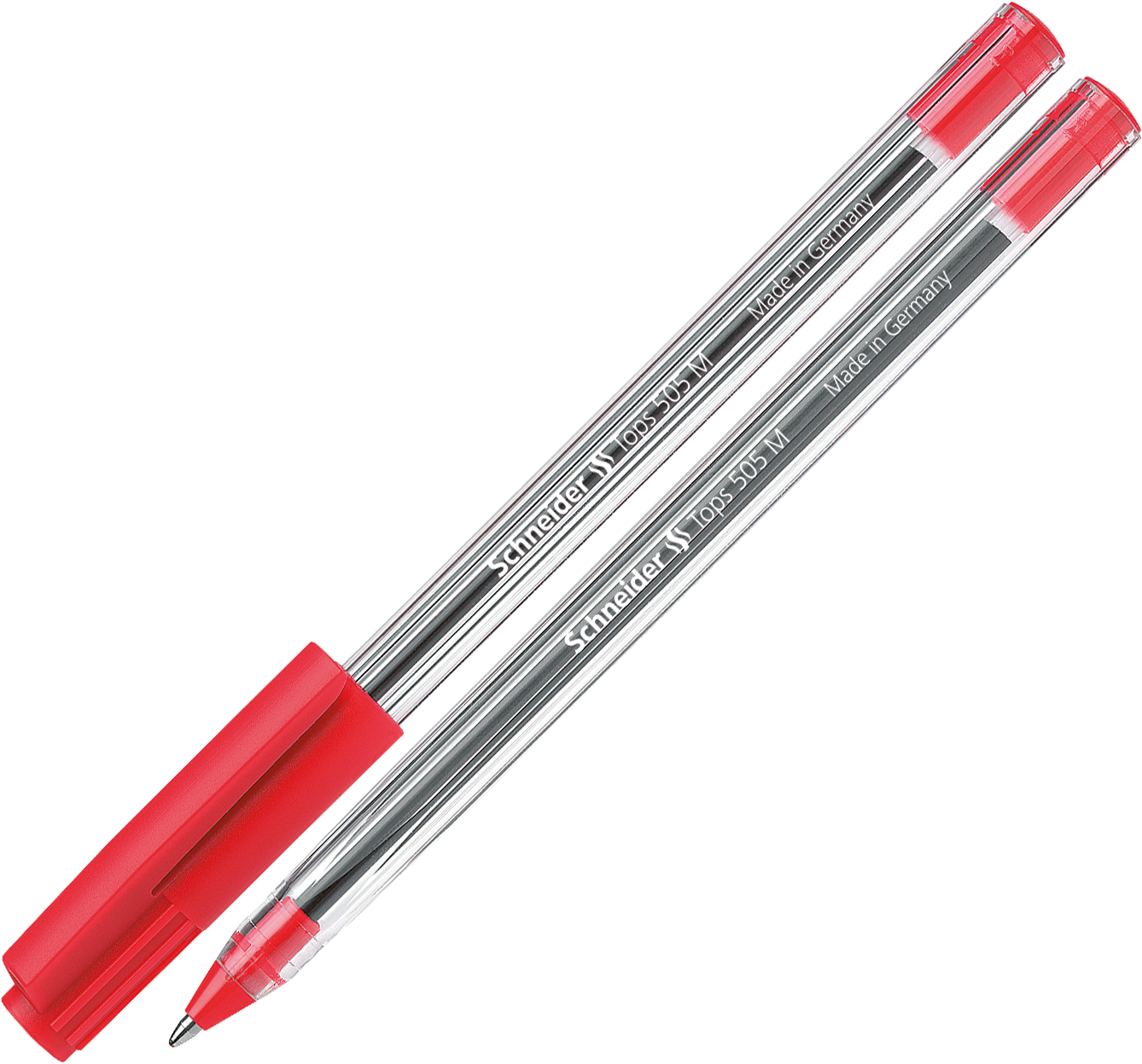 Pen BP Schneider 1.0mm Top505 Med Red - Image 1