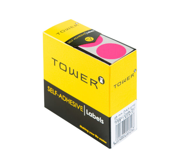 Tower Round Colour Code Labels 25mm