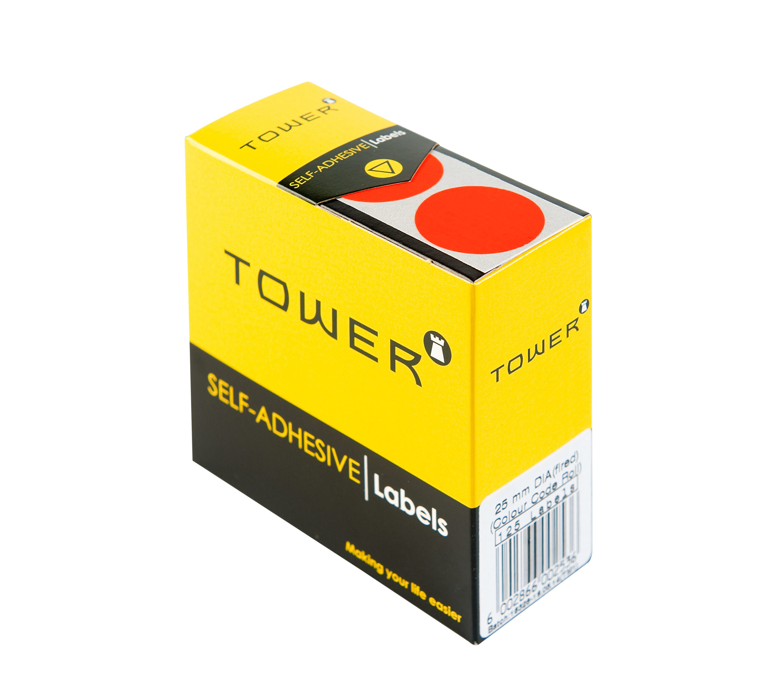 Tower Round Colour Code Labels 25mm - Image 1
