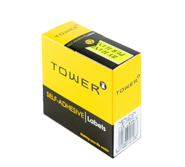 Tower Instruction Labels 14mmx40mm