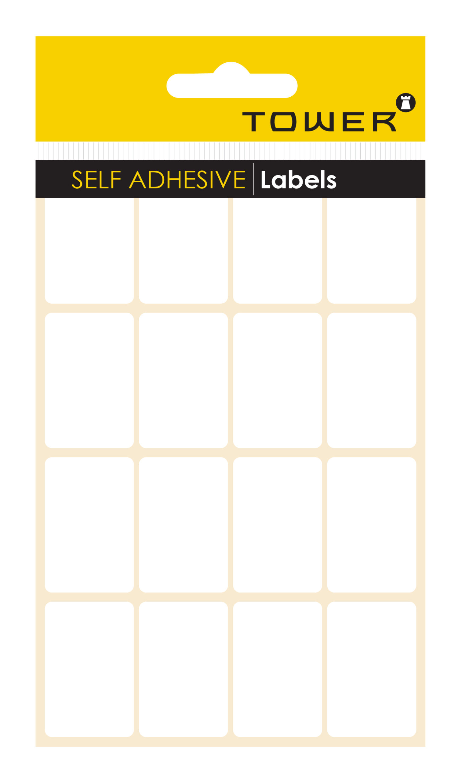 Label Sheet Tower White 25x38mm 336Pk - Image 1