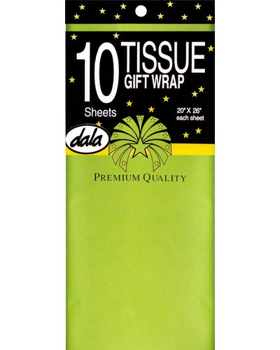 Paper Tissue Apple Green 10Pcs