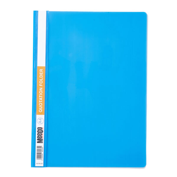 Meeco Quotation Folder A4 Light Blue