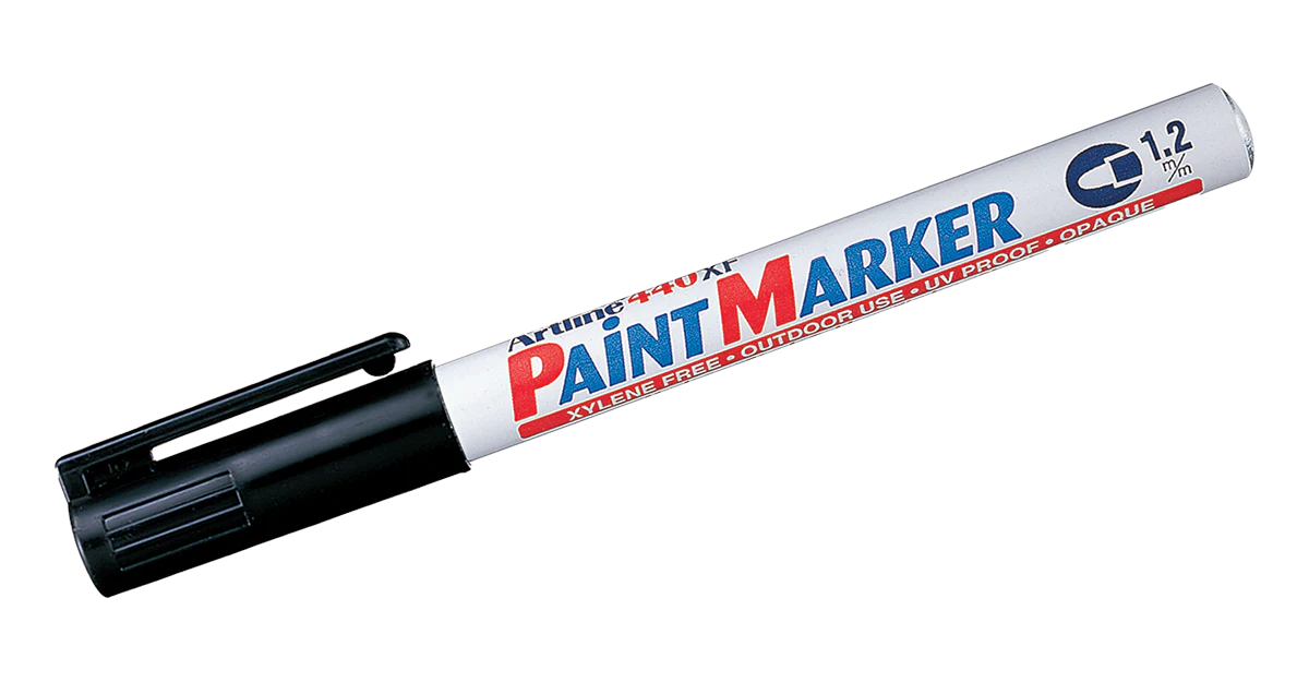Artline EK-440 Paint Marker 1.2mm Bullet Tip Black - Image 1