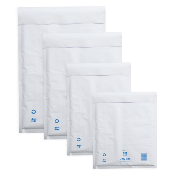 JiffyLite B/00 Padded Envelope 120x210mm White Each