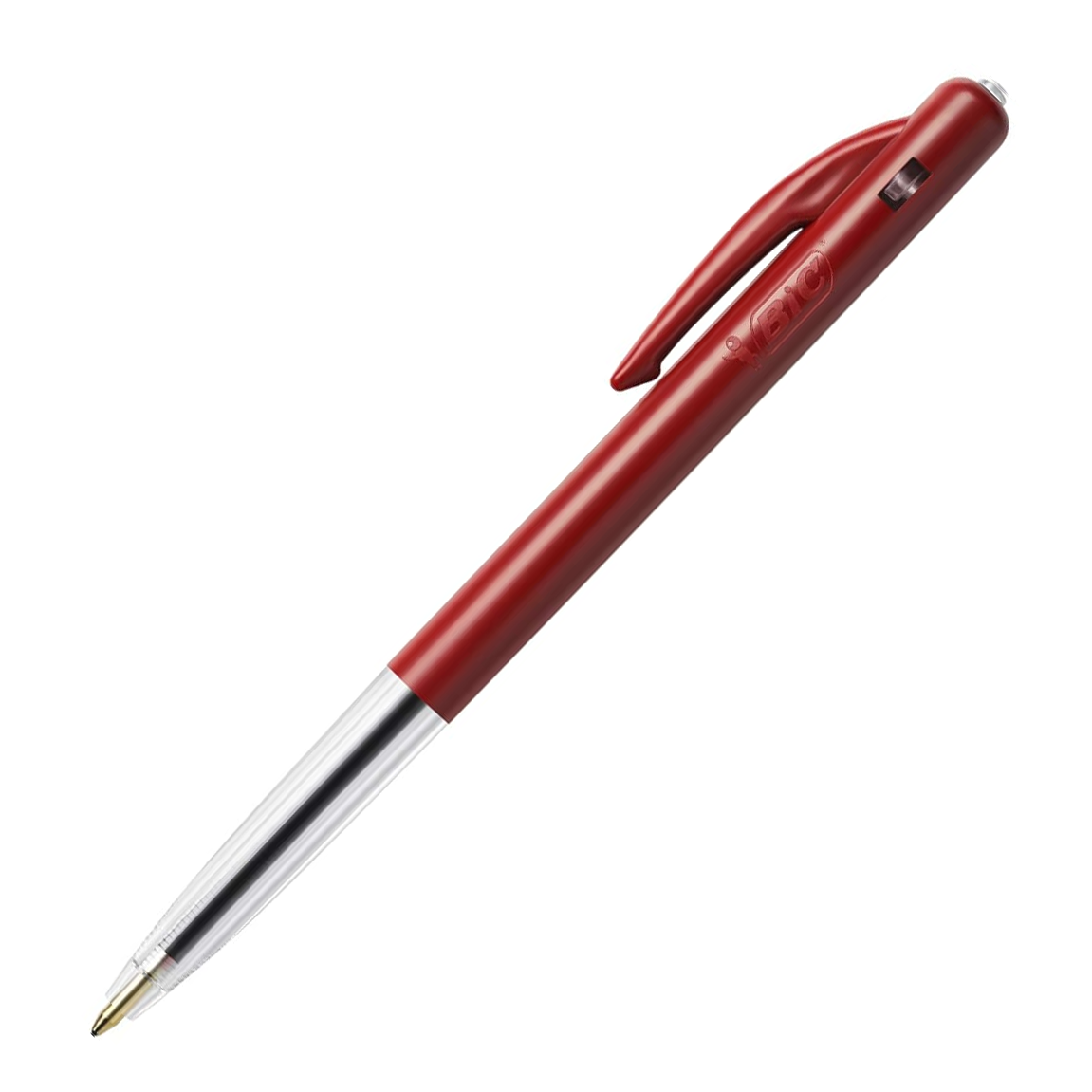 BIC Clic Retractable Ballpoint Pen 1.0mm Red - Image 1