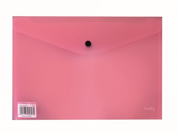 Croxley Carry Folder A4 Pink