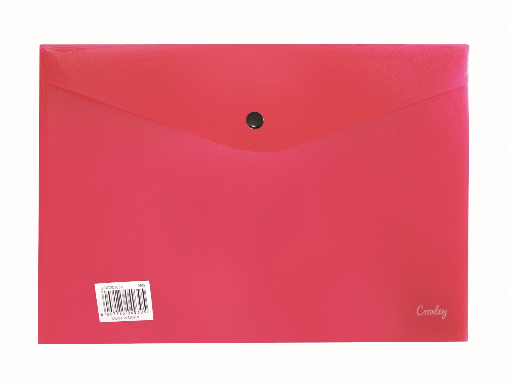 Croxley Carry Folder A4 Red - Image 1