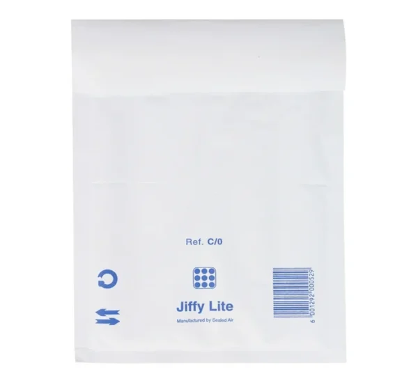JiffyLite C/0 Padded Envelope 150x210mm White Each