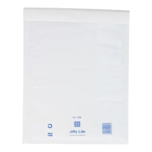 JiffyLite H/5 Padded Envelope 270x360mm White Each - Image 1