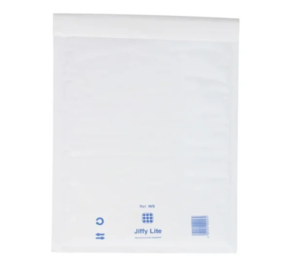 JiffyLite H/5 Padded Envelope 270x360mm White Each