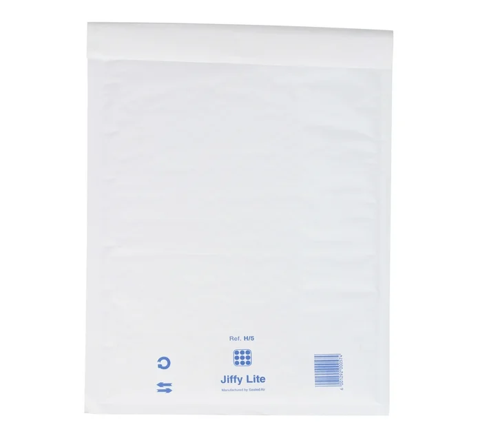 JiffyLite H/5 Padded Envelope 270x360mm White Each - Image 1
