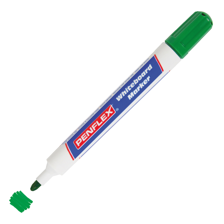 Penflex WB15 Whiteboard Marker 2mm Bullet Green - Image 1